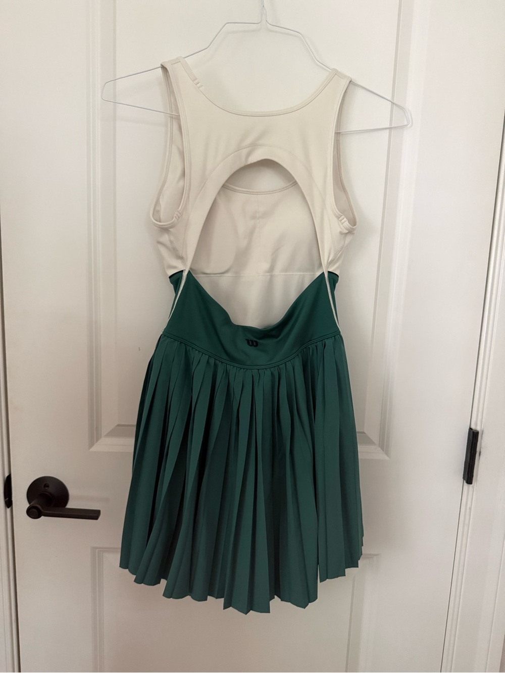Wilson Sportif Tennis Dress small field green sandrft/cream - Picture 6 of 9